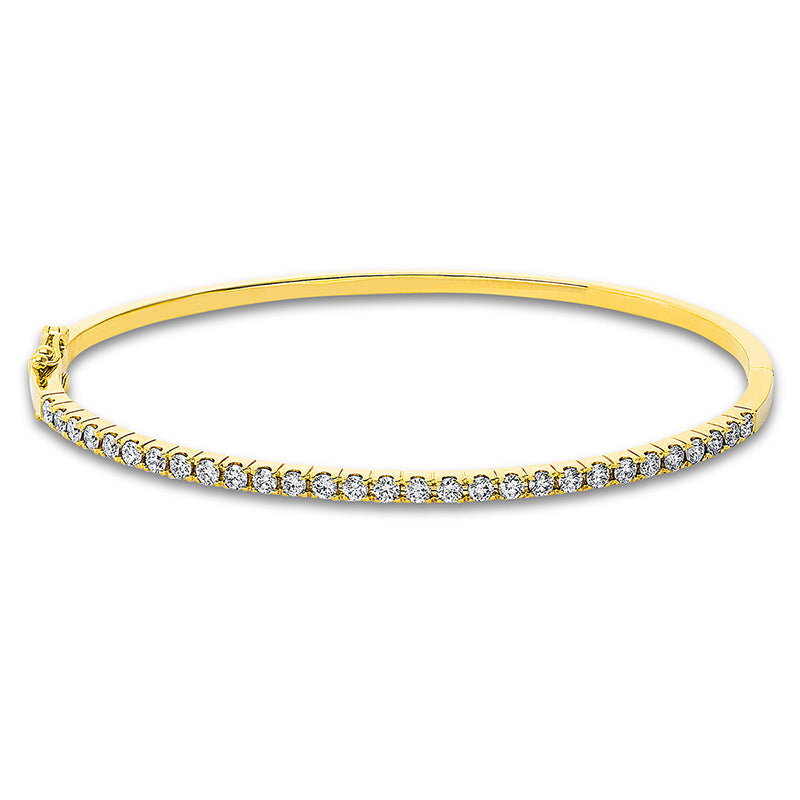 Armreif    aus 750/-18 Karat Gelbgold / Weißgold mit 29 Diamanten 0