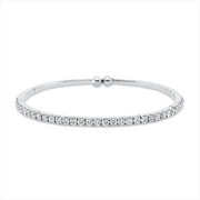 Armreif    aus 750/-18 Karat Weißgold mit 33 Diamanten 2