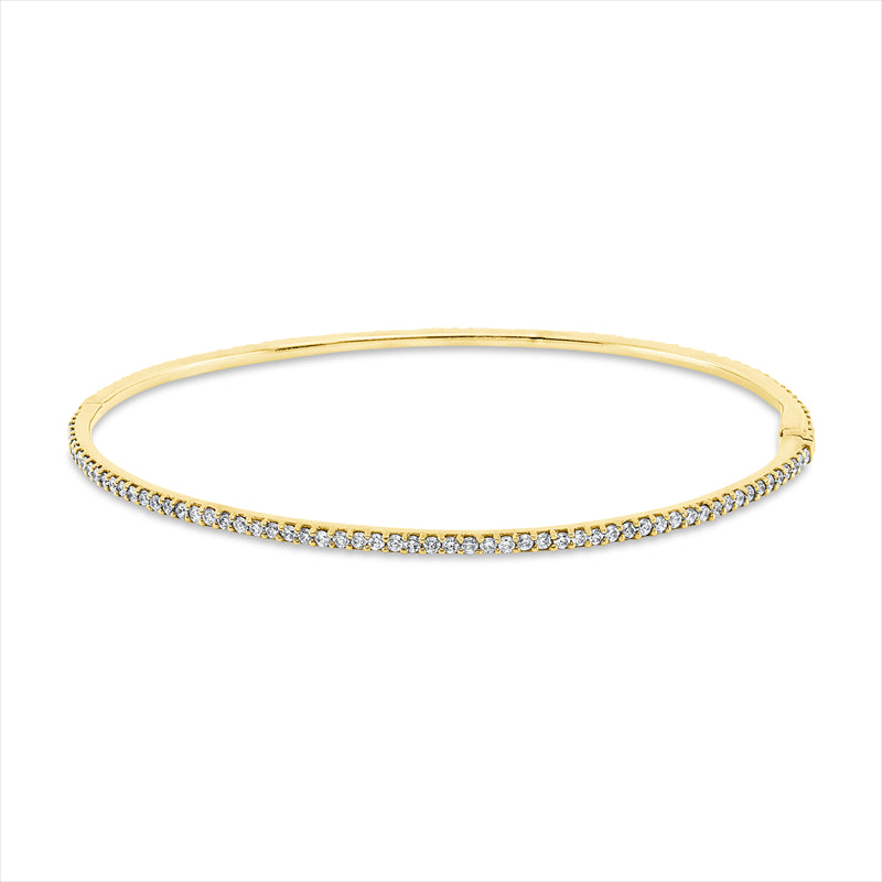 Armreif    aus 750/-18 Karat Gelbgold mit 124 Diamanten 1