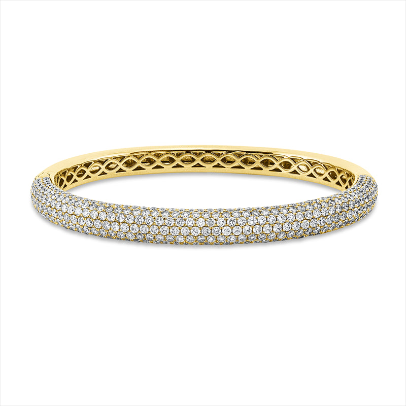 Armreif    aus 750/-18 Karat Gelbgold mit 377 Diamanten 7