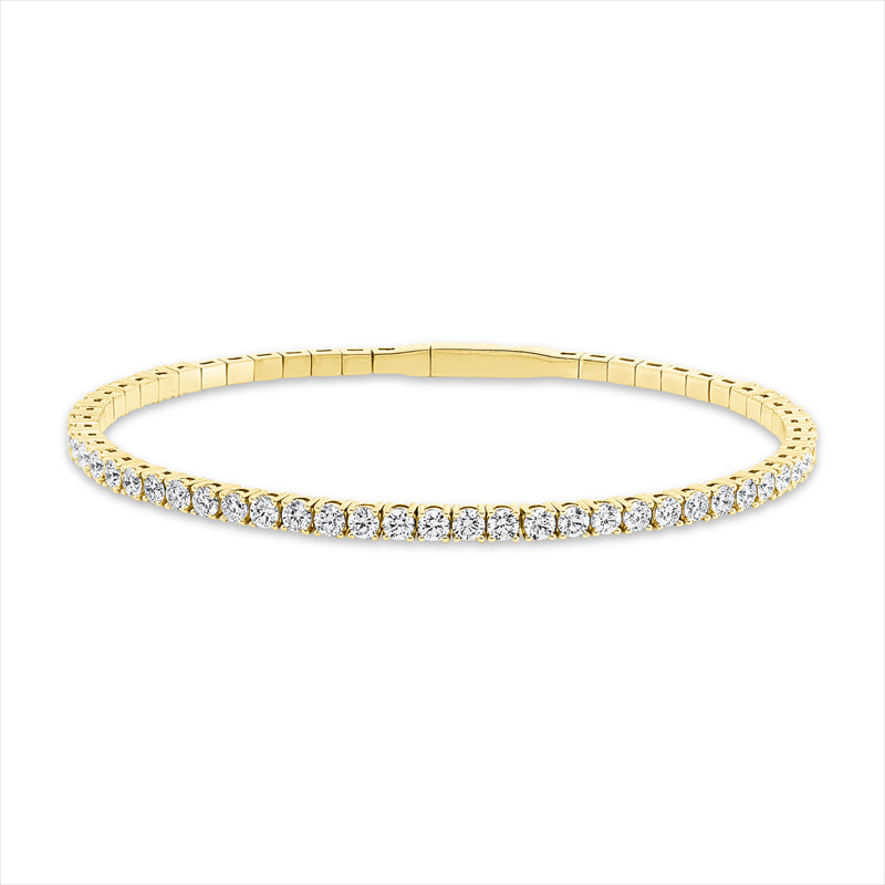 Armreif    aus 750/-18 Karat Gelbgold mit 45 Diamanten 2