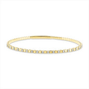 Armreif    aus 750/-18 Karat Gelbgold mit 21 Diamanten 0