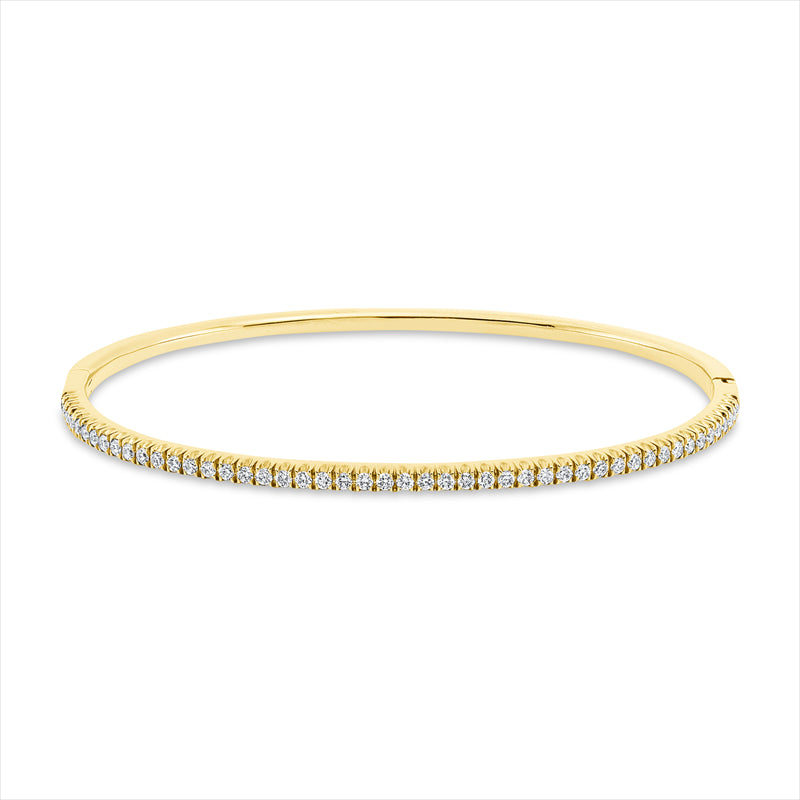 Armreif    aus 750/-18 Karat Gelbgold mit 48 Diamanten 0