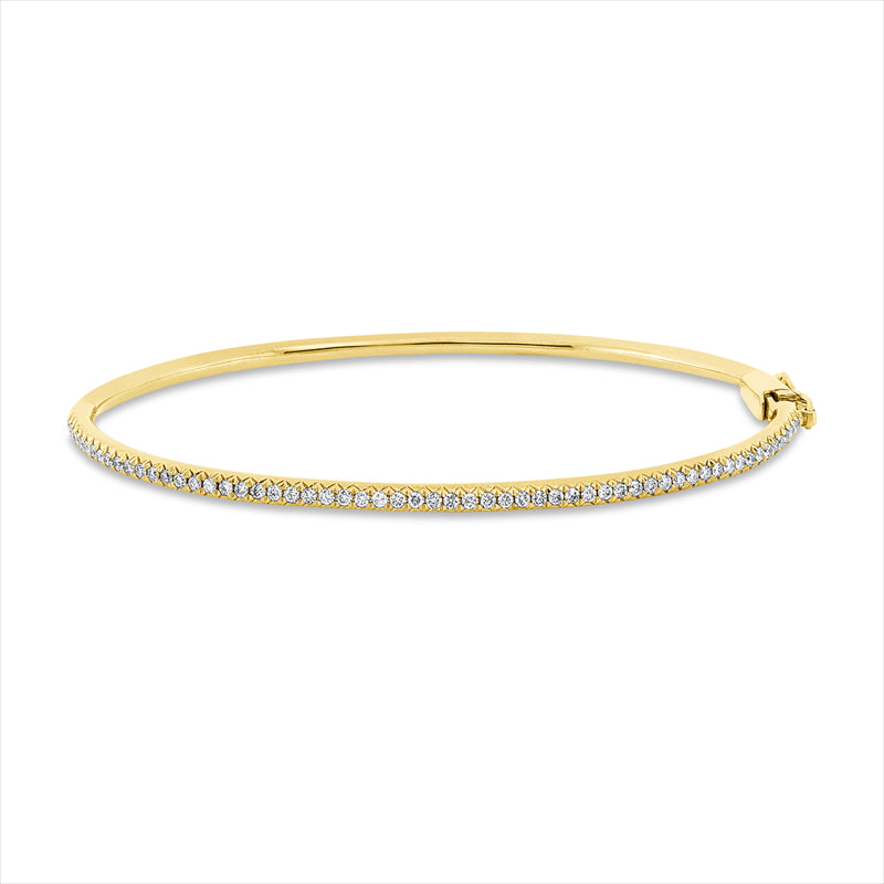 Armreif    aus 750/-18 Karat Gelbgold mit 59 Diamanten 0