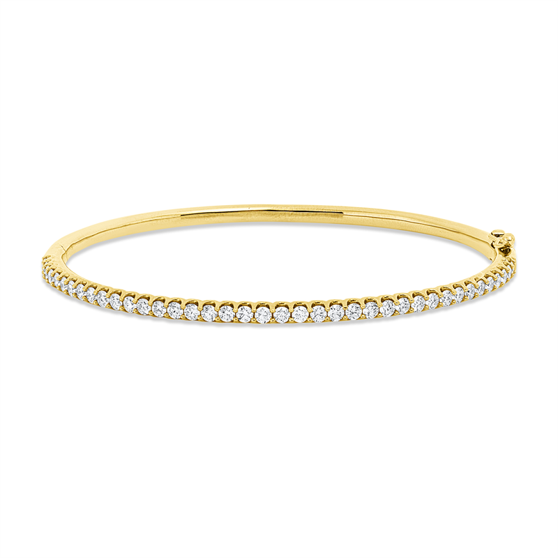 Armreif    aus 750/-18 Karat Gelbgold mit 39 Diamanten 1