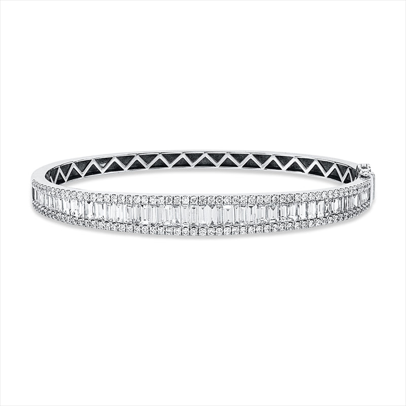 Armreif    aus 750/-18 Karat Weißgold mit 162 Diamanten 4