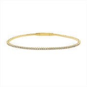 Armreif    aus 750/-18 Karat Gelbgold mit 57 Diamanten 0
