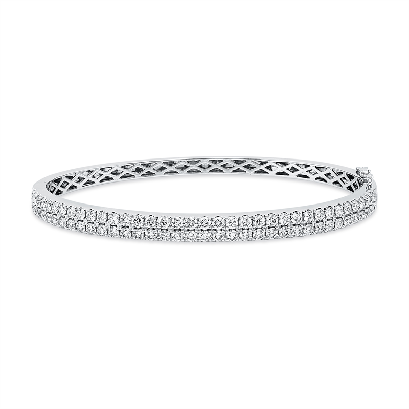 Armreif    aus 750/-18 Karat Weißgold mit 72 Diamanten 2