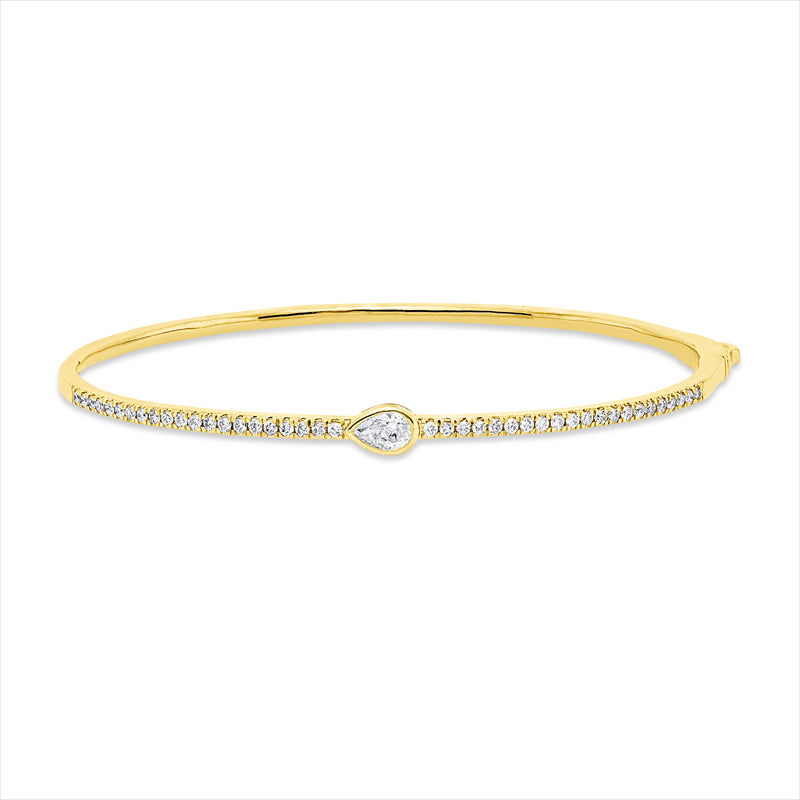 Armreif    aus 750/-18 Karat Gelbgold mit 43 Diamanten 0