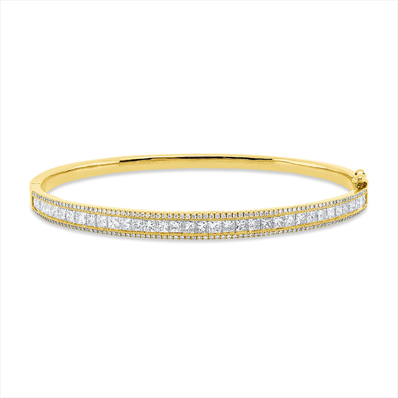 Armreif    aus 750/-18 Karat Gelbgold mit 201 Diamanten 2