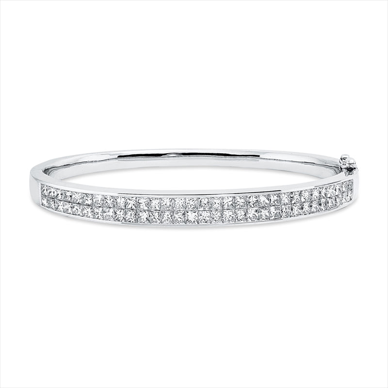 Armreif    aus 750/-18 Karat Weißgold mit 62 Diamanten 4