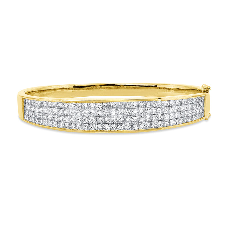 Armreif    aus 750/-18 Karat Gelbgold mit 140 Diamanten 6