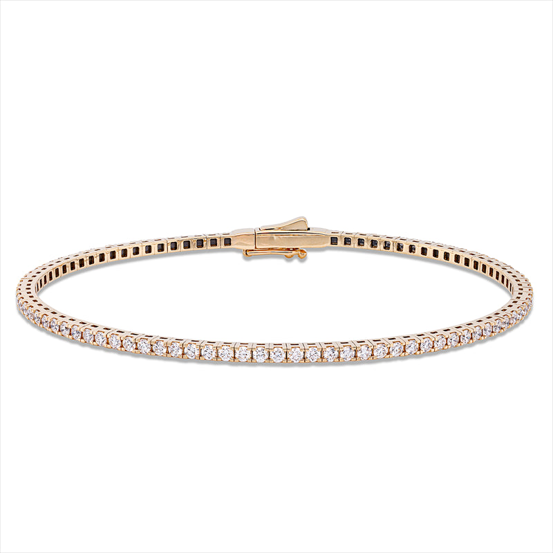 Armreif    aus 750/-18 Karat Gelbgold mit 86 Diamanten 1