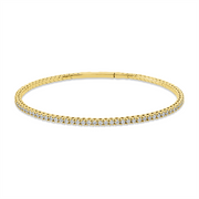 Armreif    aus 750/-18 Karat Gelbgold mit 82 Diamanten 2