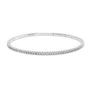 Armreif    aus 750/-18 Karat Weißgold mit 82 Diamanten 2