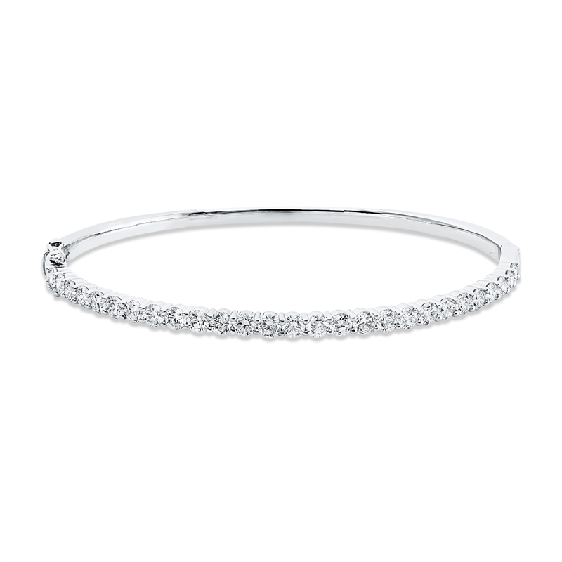 Armreif    aus 750/-18 Karat Weißgold mit 27 Diamanten 2