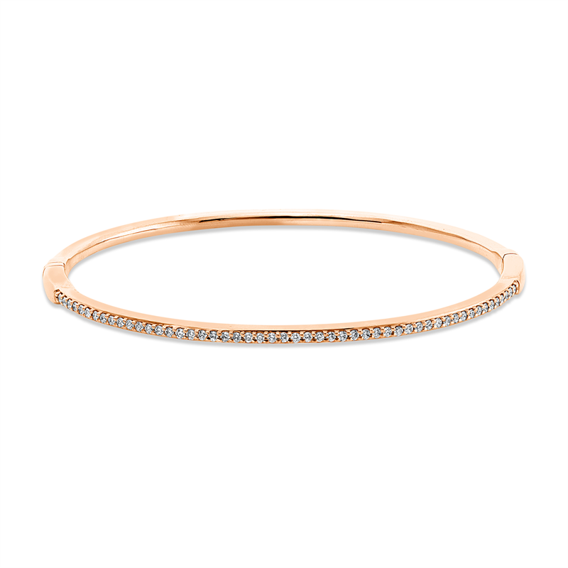 Armreif    aus 750/-18 Karat Rotgold mit 51 Diamanten 0