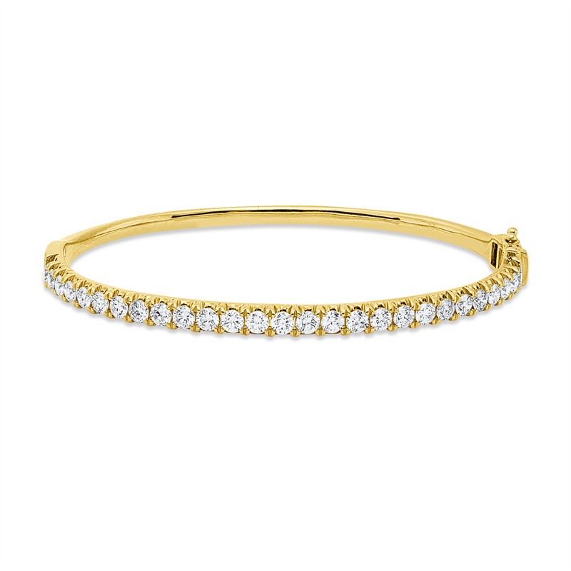 Armreif    aus 750/-18 Karat Gelbgold mit 27 Diamanten 2