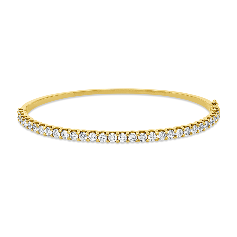 Armreif    aus 750/-18 Karat Gelbgold mit 31 Diamanten 2
