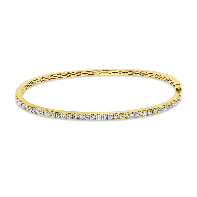 Armreif    aus 750/-18 Karat Gelbgold mit 39 Diamanten 1