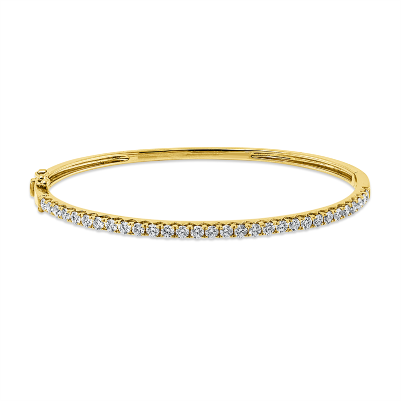 Armreif    aus 750/-18 Karat Gelbgold mit 30 Diamanten 1