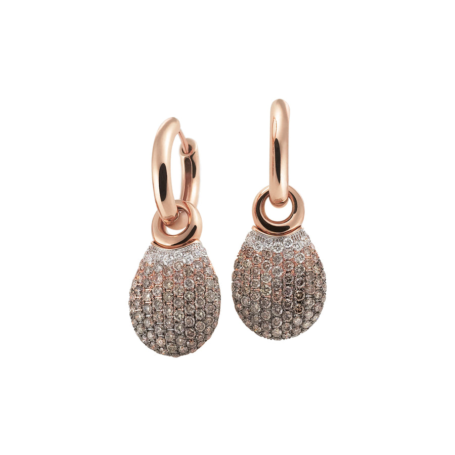Tropfen-Ohrhänger aus Roségold mit Brillanten - Markis Juwelier Küsnacht