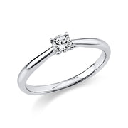 Ring - Solitaire aus Gold mit Diamant - 1A289