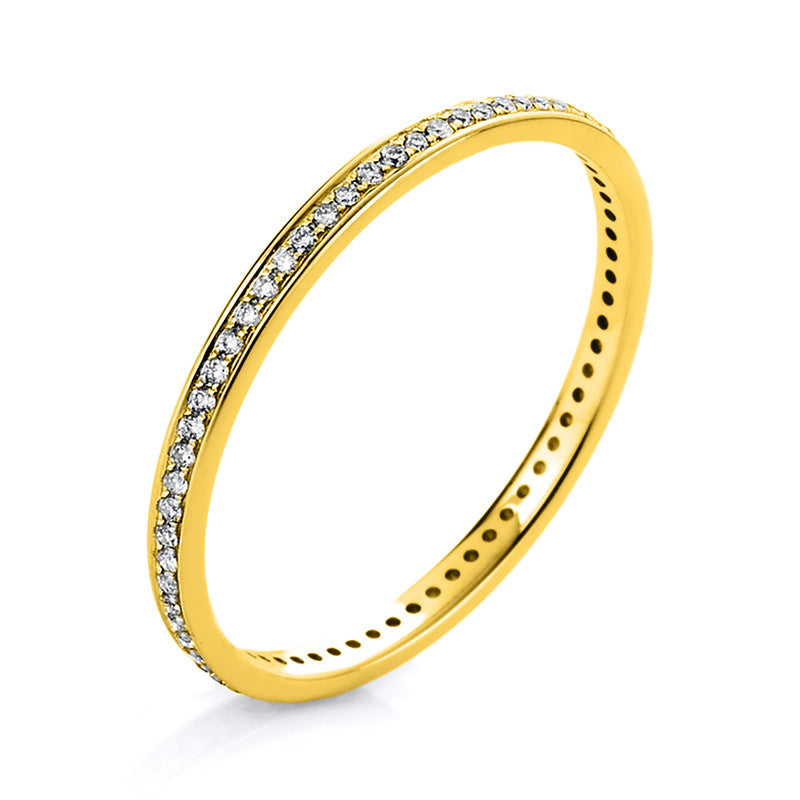 Ring - Memoire voll aus Gold mit Diamanten - 1A426