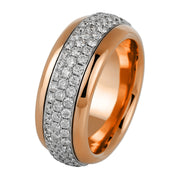 Ring - Drehring aus Gold mit Diamanten - 1A763