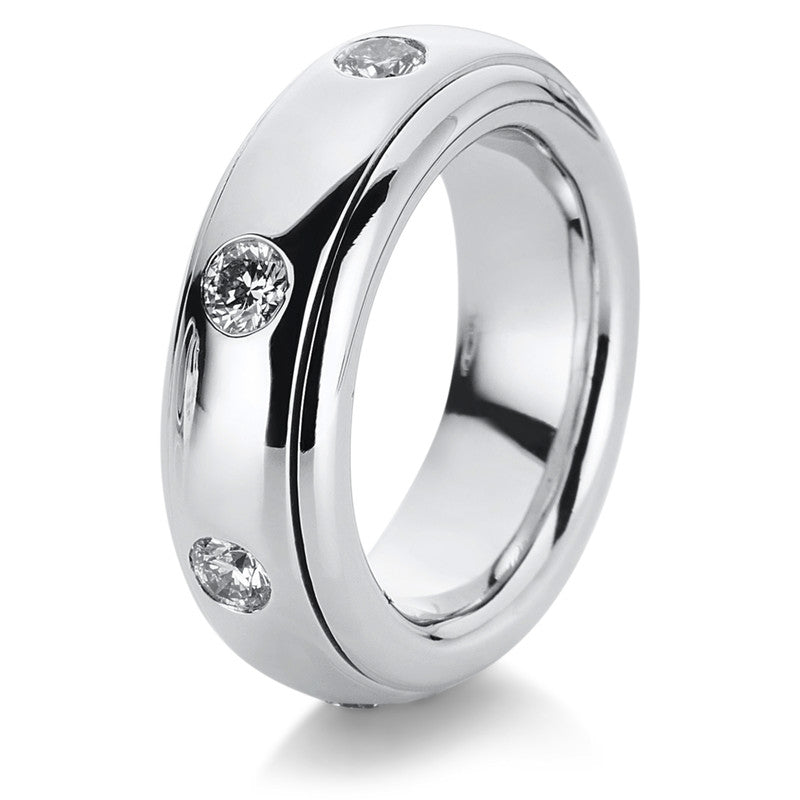 Ring - Drehring aus Gold mit Diamanten - 1A779