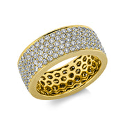 Ring    aus 750/-18 Karat Gelbgold mit 220 Diamanten 2