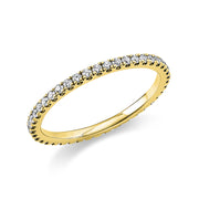 Ring    aus 585/-14 Karat Gelbgold mit 43 Diamanten 0