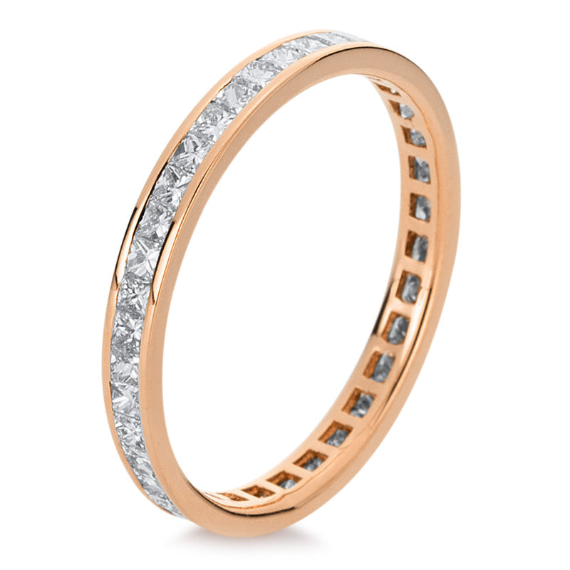 Ring    aus 750/-18 Karat Rotgold mit 41 Diamanten 0