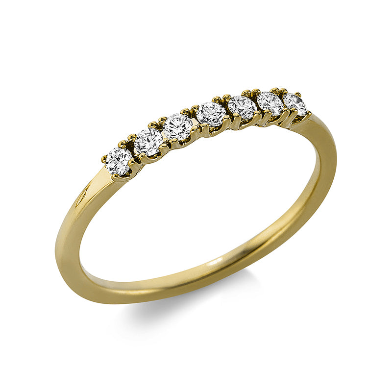 Ring - Mehrfachsteinbesatz aus Gold mit Diamanten - 1AI31