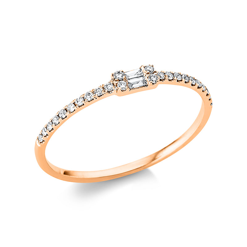 Ring aus Gold mit Diamanten, -Symbol - 1AR58