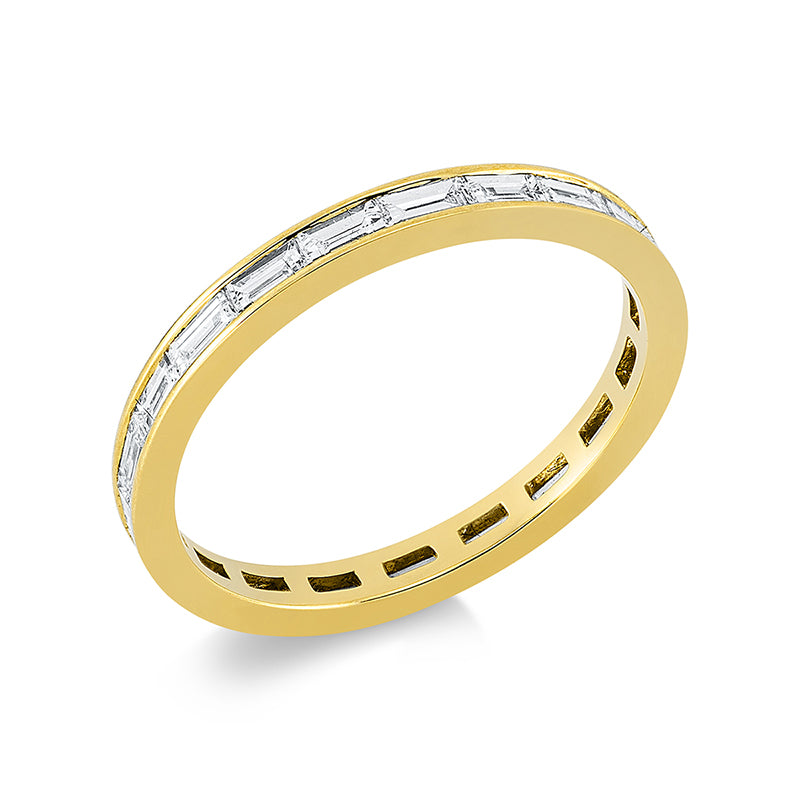 Ring    aus 750/-18 Karat Gelbgold mit 21 Diamanten 0