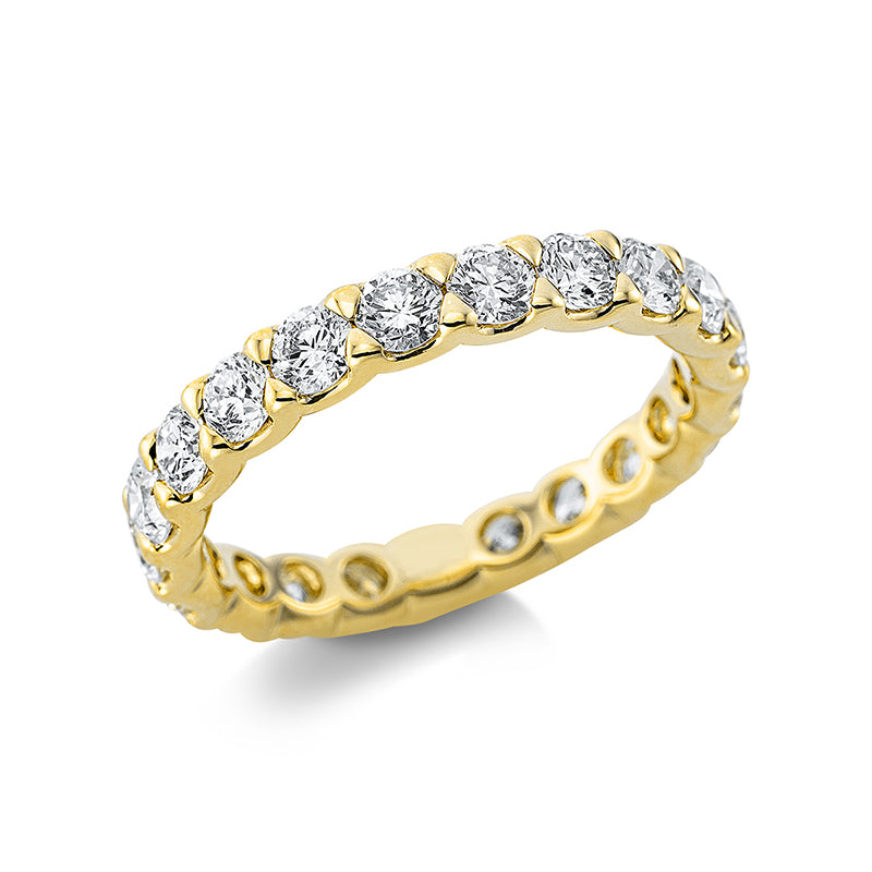 Ring - Memoire voll aus Gold mit Diamanten - 1AY48