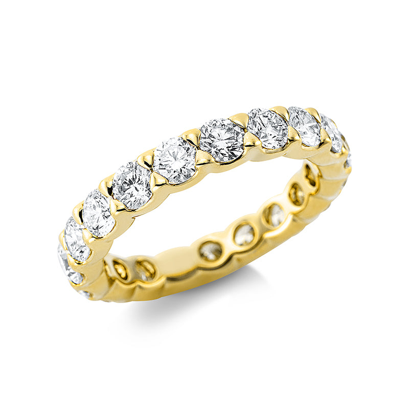 Ring    aus 750/-18 Karat Gelbgold mit 19 Diamanten 2