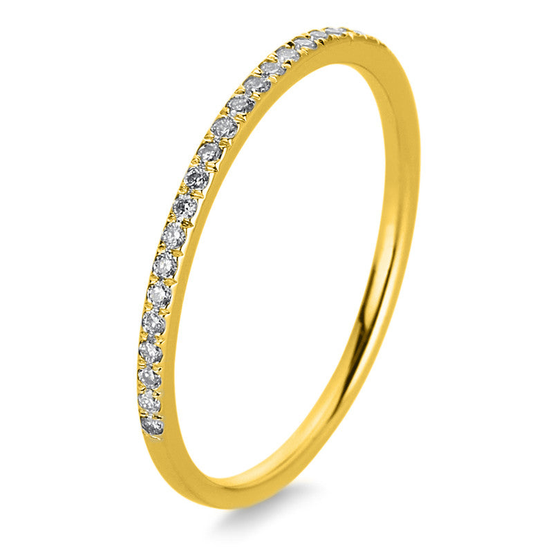 Ring    aus 750/-18 Karat Gelbgold mit 25 Diamanten 0