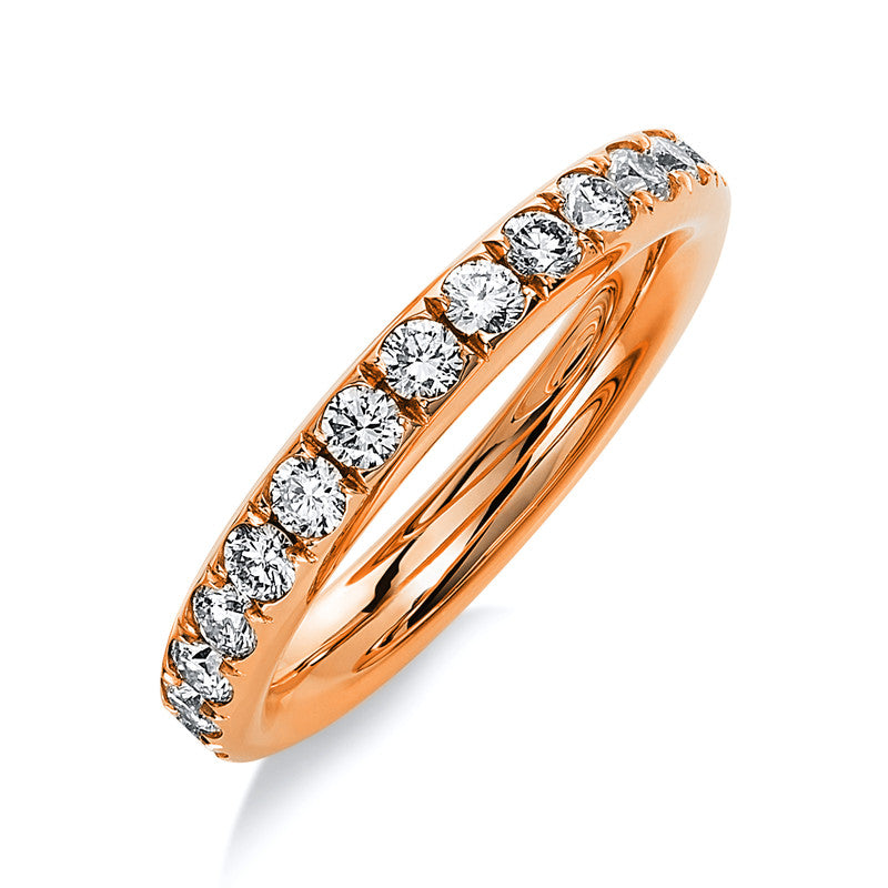 Ring    aus 585/-14 Karat Rotgold mit 27 Diamanten 1