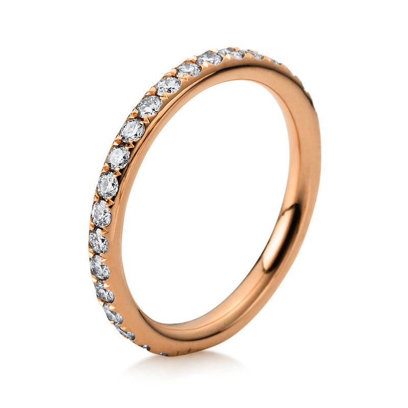 Ring    aus 750/-18 Karat Rotgold mit 33 Diamanten 0