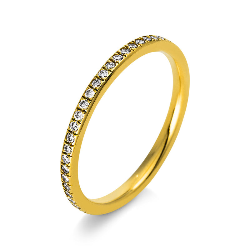 Ring    aus 750/-18 Karat Gelbgold mit 50 Diamanten 0