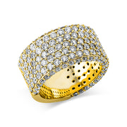 Ring    aus 750/-18 Karat Gelbgold mit 168 Diamanten 4