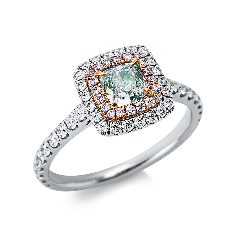 Ring aus Gold mit Diamanten, -Symbol - 1BD43