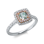 Ring aus Gold mit Diamanten, -Symbol - 1BD43
