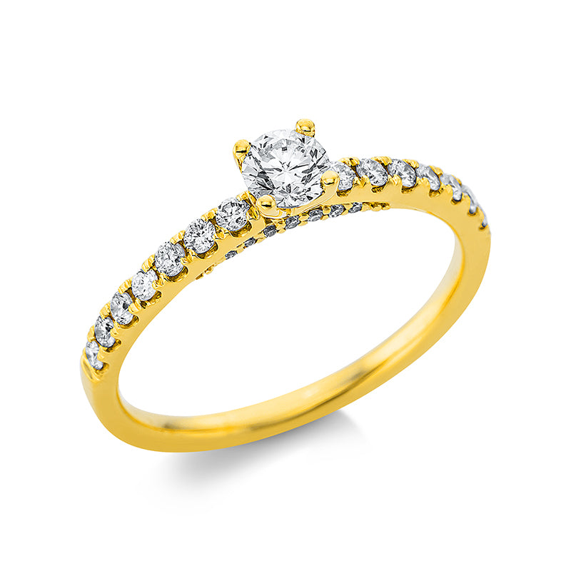 Ring aus Gold mit Diamanten, -Symbol - 1BF30