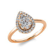 Ring aus Gold mit Diamanten - 1BF88