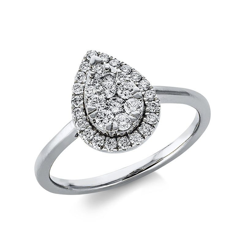 Ring aus Gold mit Diamanten - 1BF88