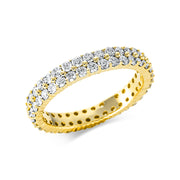Ring    aus 750/-18 Karat Gelbgold mit 70 Diamanten 1