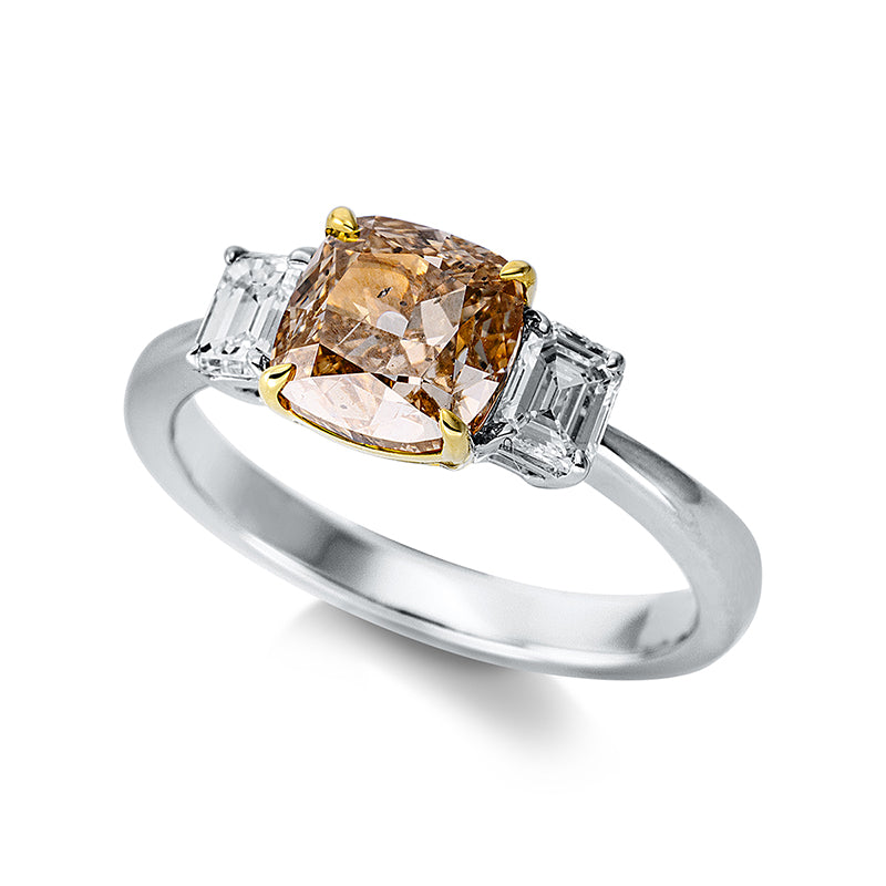 Ring aus Gold mit Diamanten - 1BL18